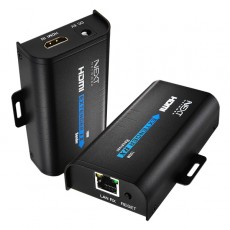 [이지넷유비쿼터스] 이지넷 HDMI 리피터 송수신기 세트, NEXT-100HDC [최대150M/RJ-45]