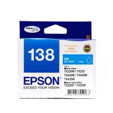 [EPSON] 정품잉크 T138270 파랑 (TX235/300매) 엡손잉크