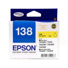 [EPSON] 정품잉크 T138470 노랑 (TX230W/300매) 엡손잉크