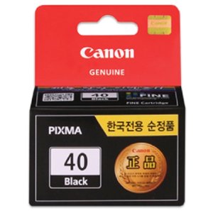 [Canon] 정품잉크 PG-40 검정 (IP1200/16ml) 캐논잉크