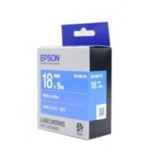 [EPSON] SD18B-PX 라벨테이프 바탕(파랑)/글씨(흰색) 18mm