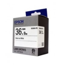 [EPSON] SS36K-PX 라벨테이프 바탕(흰색)/글씨(검정) 36mm