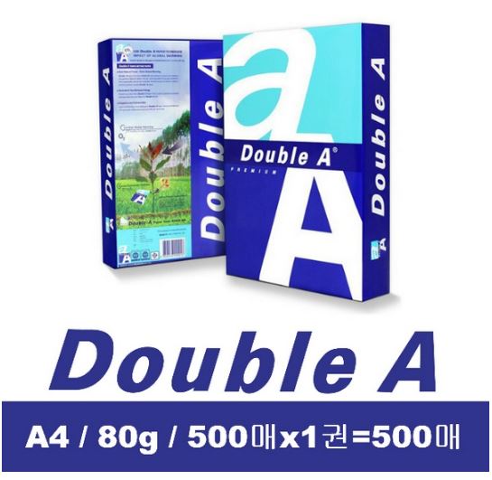 [Double A] 더블에이 A4 복사용지 80g 1권 (500매) [방문수령 가능]