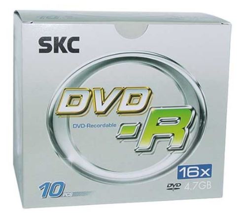 [SKC] DVD-R, 16배속, 4.7GB [쥬얼/1P-10매]
