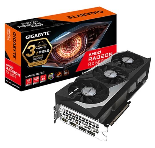 [GIGABYTE] Radeon™ RX 6800 Gaming OC D6 16GB 제이씨현