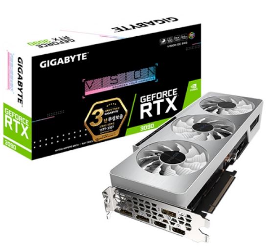 [GIGABYTE] GeForce RTX 3090 VISION OC D6X 24GB 제이씨현