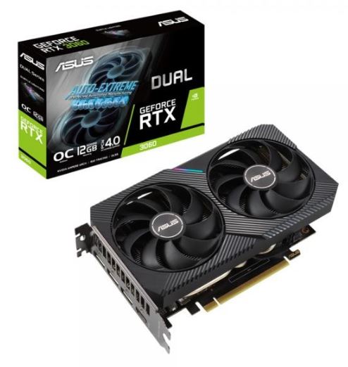 [ASUS]GeForce RTX 3060 DUAL O12G OC D6 12GB V2
