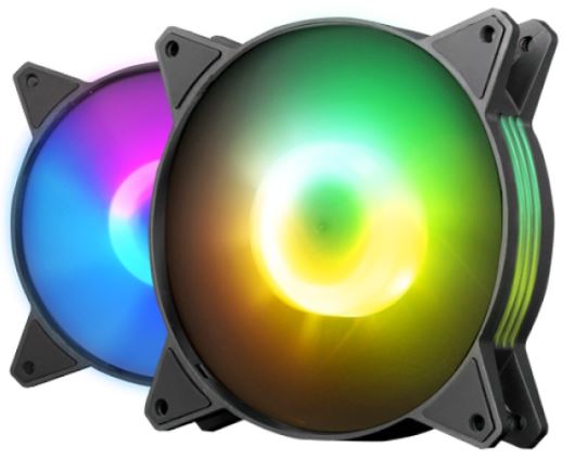 [darkFlash] C6S RGB (블랙 1PACK) [시스템쿨러/120mm]