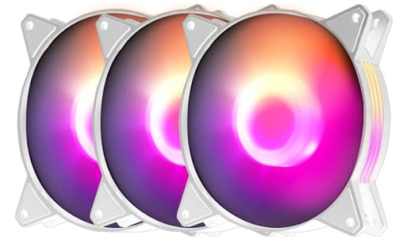 [darkFlash] C6MS RGB (화이트 3PACK) [시스템쿨러/120mm]